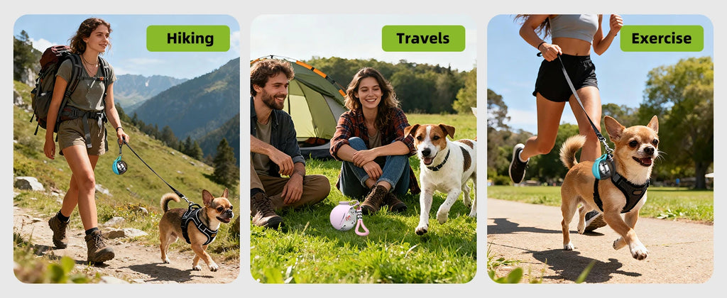 2-in-1 Portable Dog Water Bottle – Leak-Proof Travel Hydration Bottle for Small Dogs
