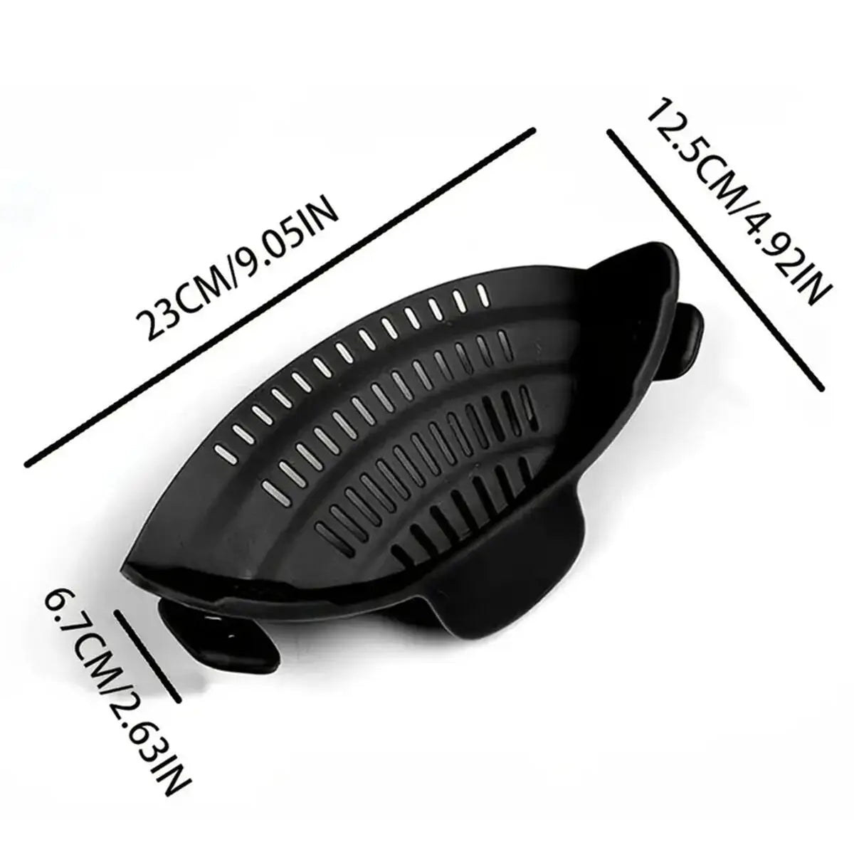 Adjustable Clip-On Pot Strainer for Easy Draining