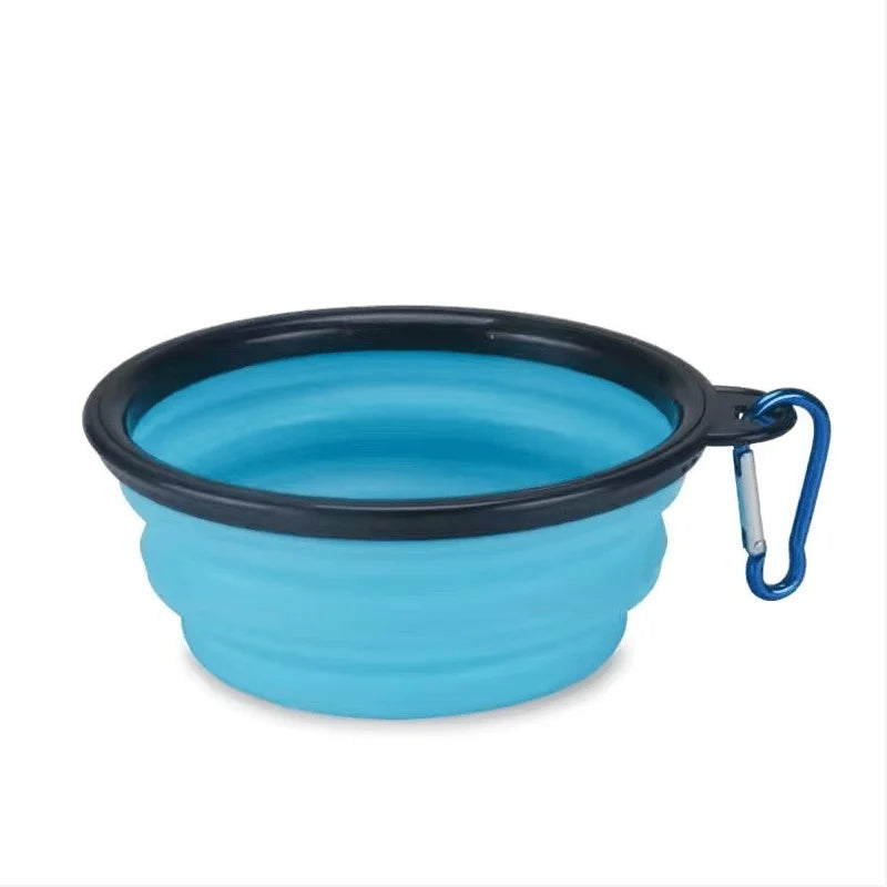 Collapsible Travel Pet Bowl for Dogs & Cats