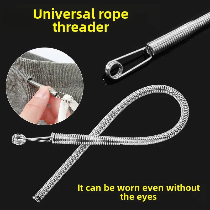Effortless Drawstring Threader Clip for Clothing & DIY Repairs