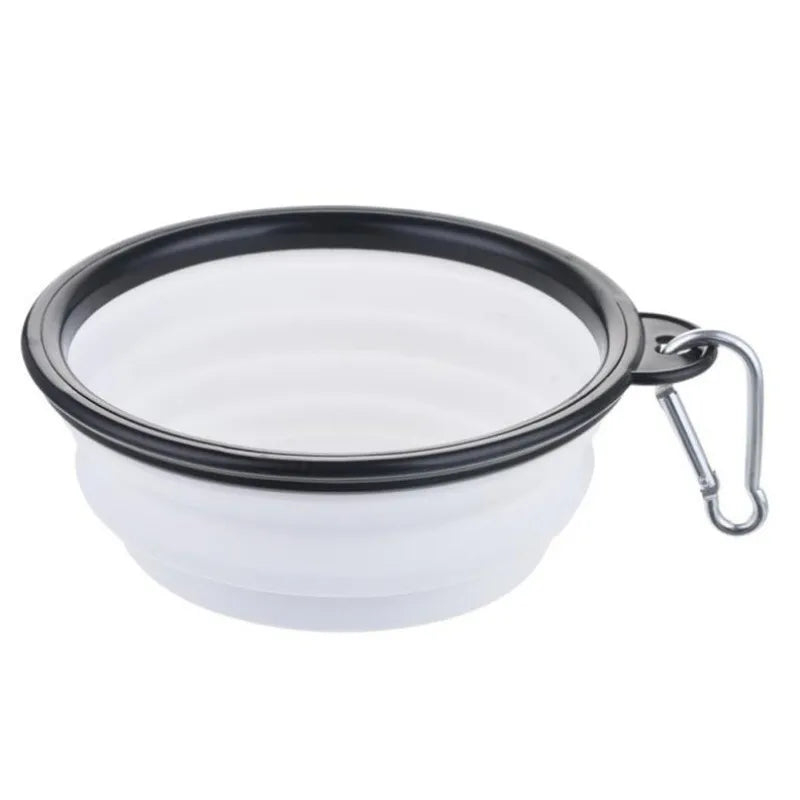 Collapsible Travel Pet Bowl for Dogs & Cats