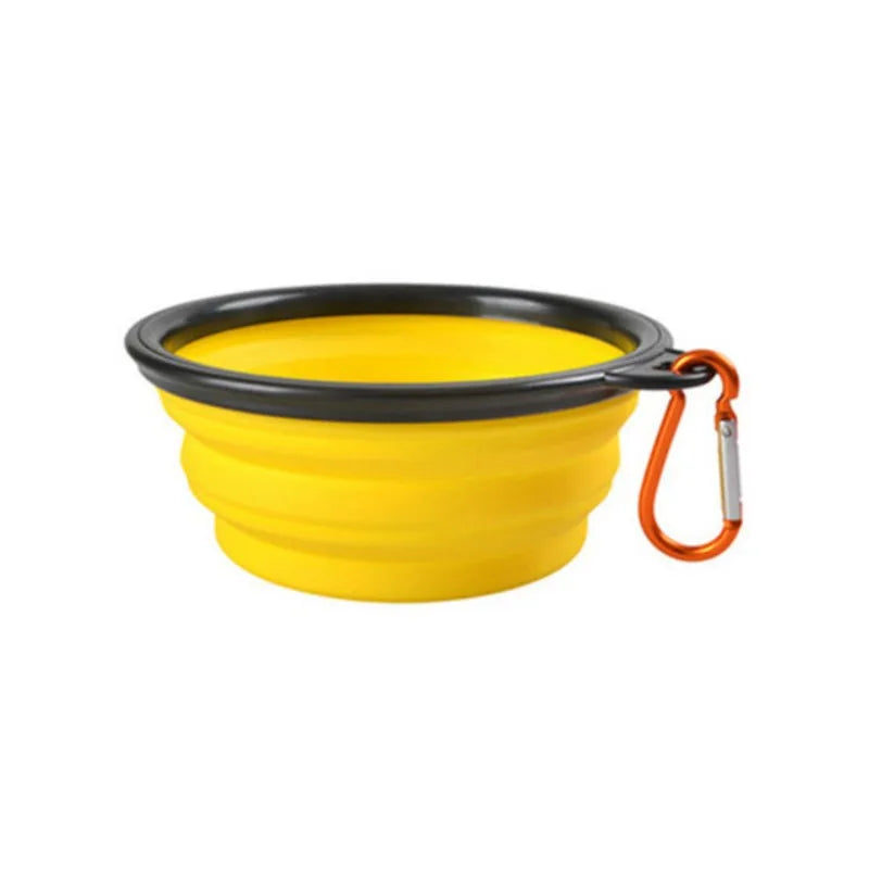 Collapsible Travel Pet Bowl for Dogs & Cats