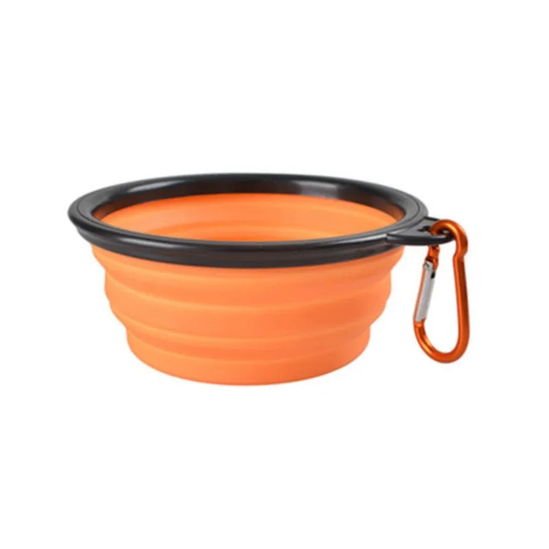 Collapsible Travel Pet Bowl for Dogs & Cats