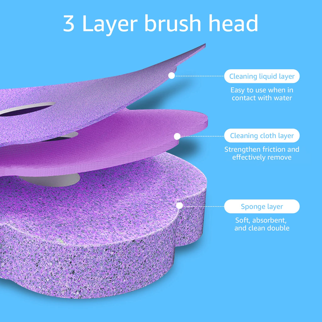 Disposable Toilet Brush Set with Elegant Holder
