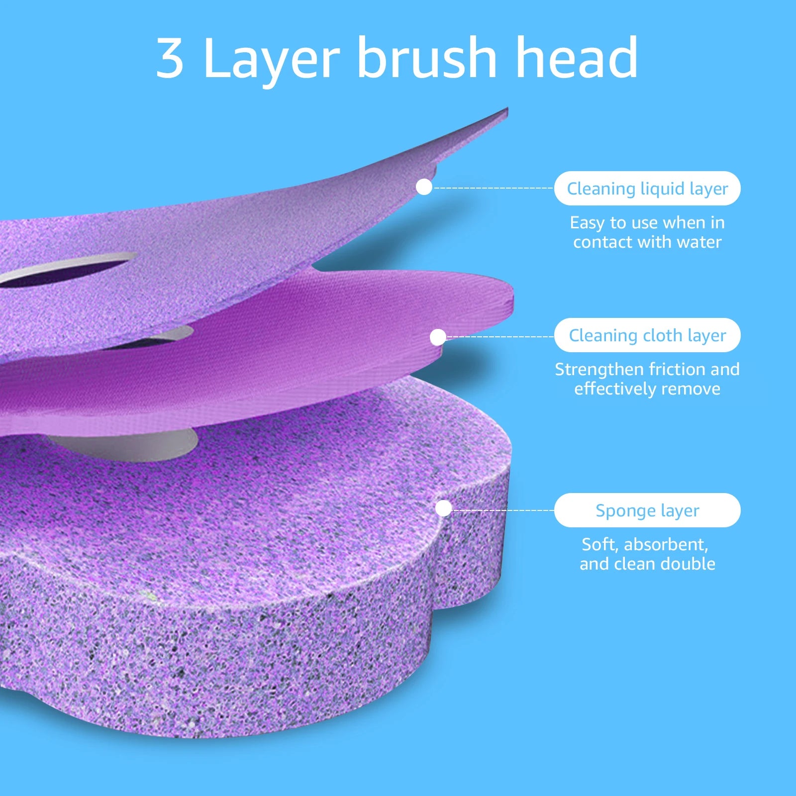 Disposable Toilet Brush Set with Elegant Holder