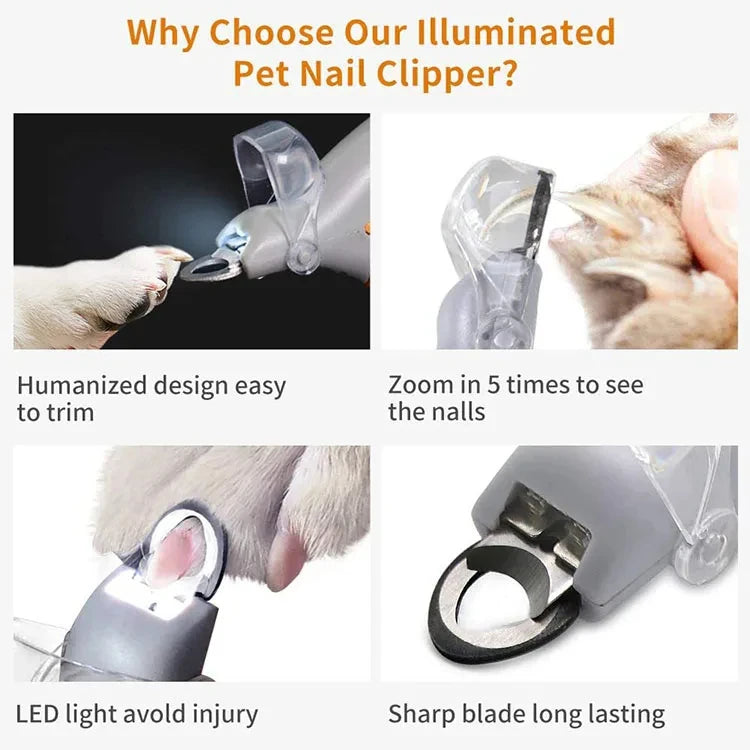Precision LED Pet Nail Trimmer