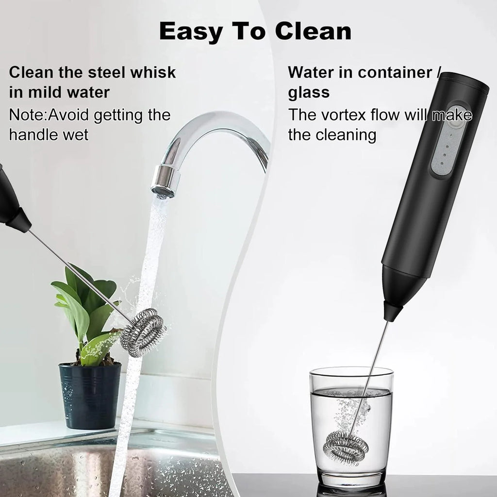 Rechargeable Beverage Foam Mixer