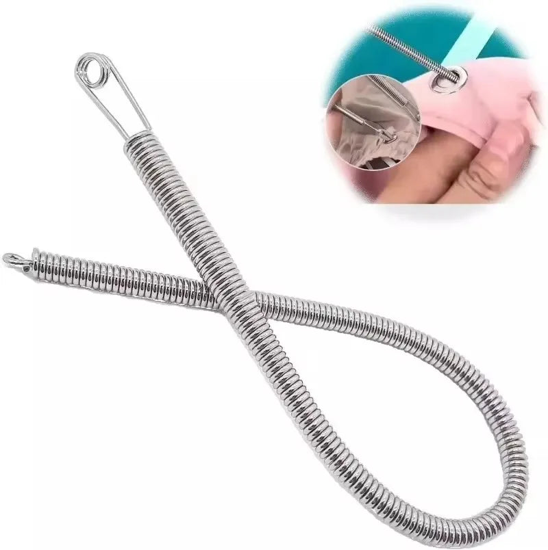 Effortless Drawstring Threader Clip for Clothing & DIY Repairs