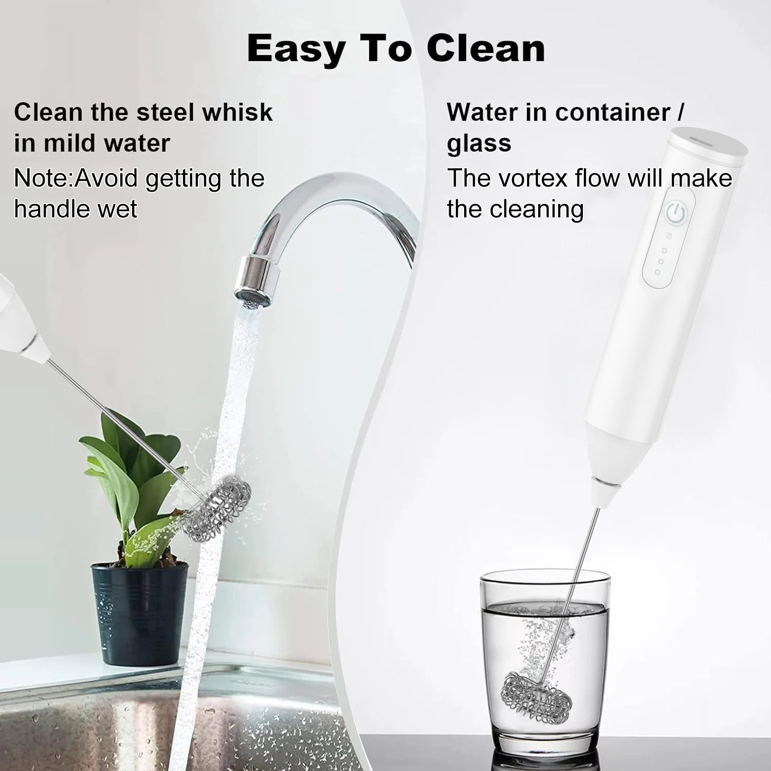 Rechargeable Beverage Foam Mixer