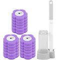 Disposable Toilet Brush Set with Elegant Holder