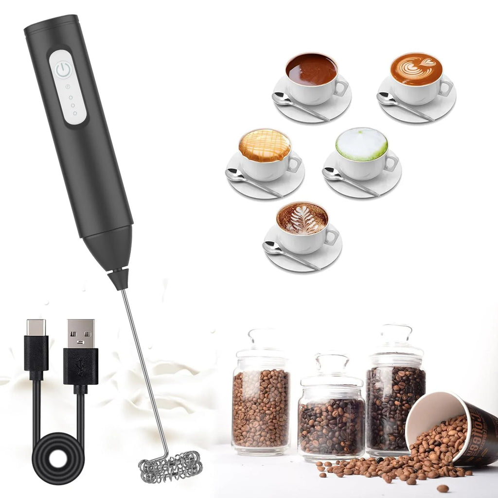 Rechargeable Beverage Foam Mixer