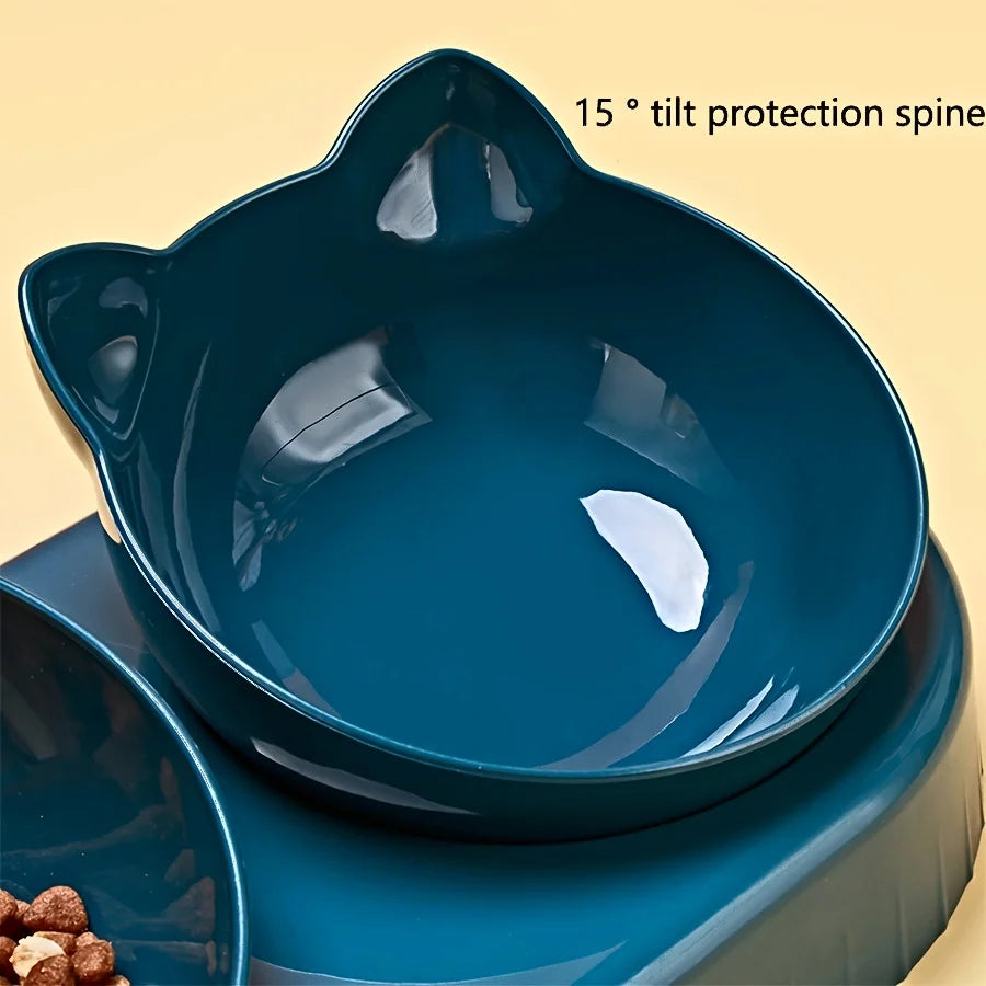 3-in-1 Cat Food & Water Bowl.