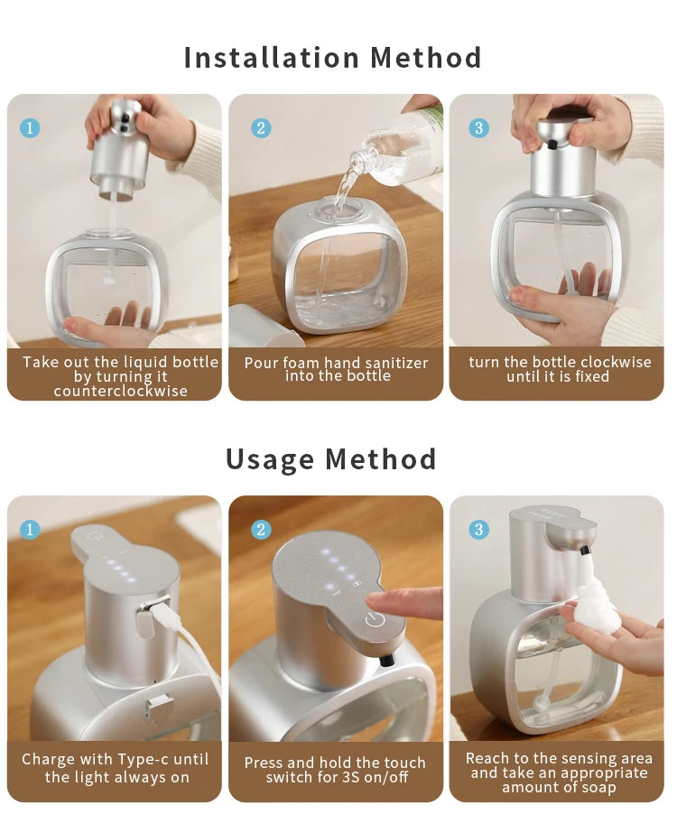 LumiFoam™ Touchless Wall-Mounted Soap Dispenser