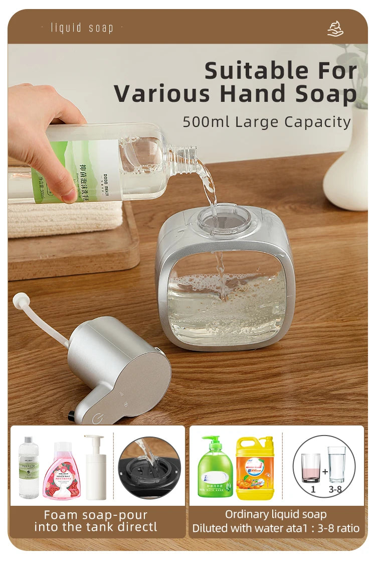 LumiFoam™ Touchless Wall-Mounted Soap Dispenser