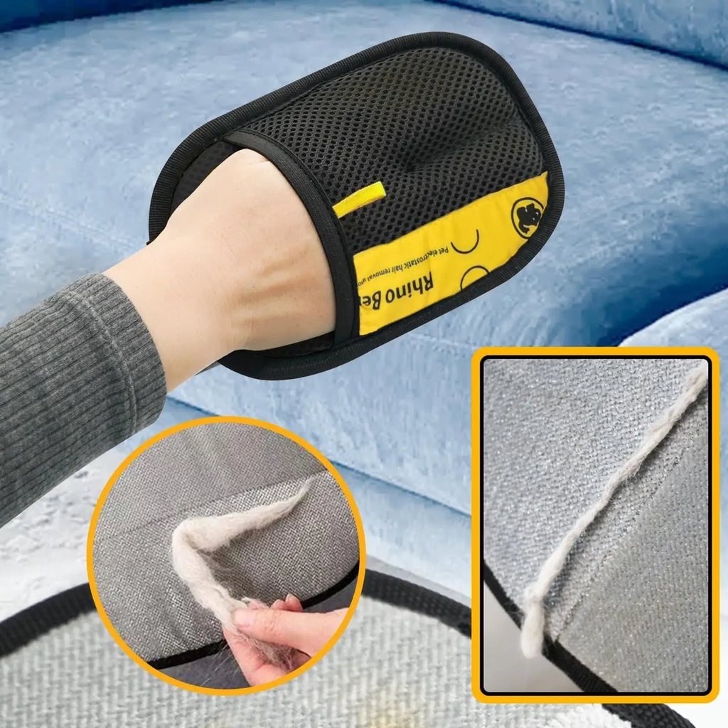 Pet Hair Removal Grooming Glove.