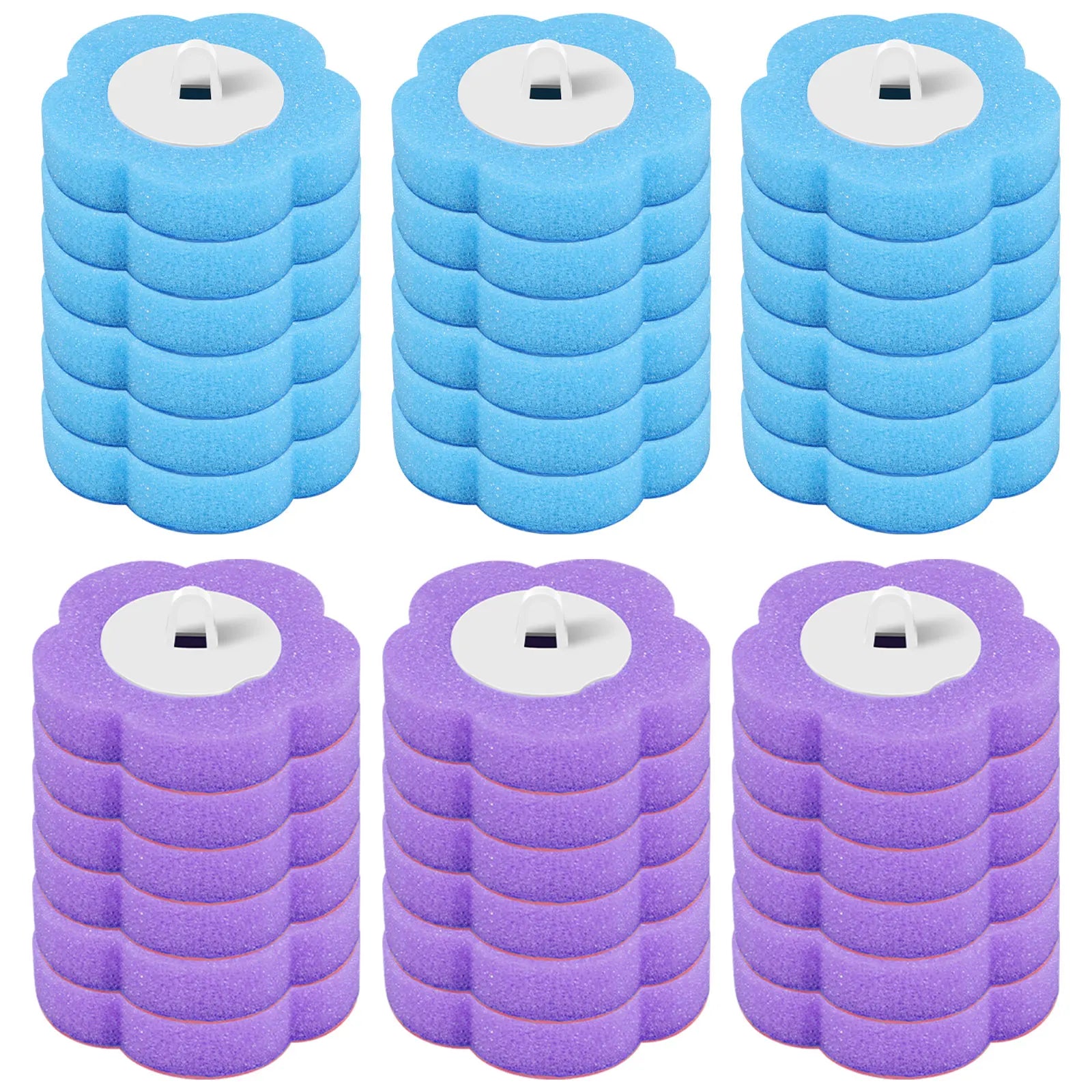 Disposable Toilet Brush Set with Elegant Holder