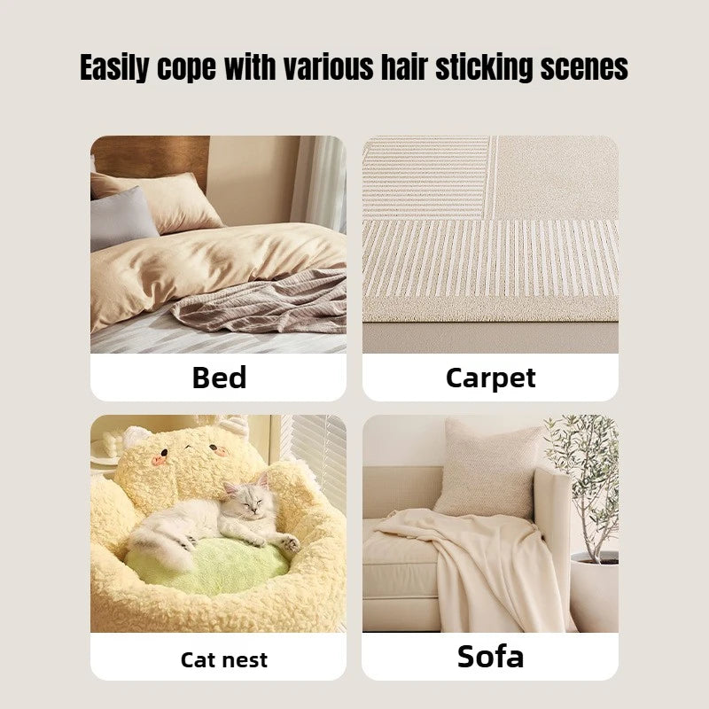 Pet Hair Remover Brush for Carpets & Furniture