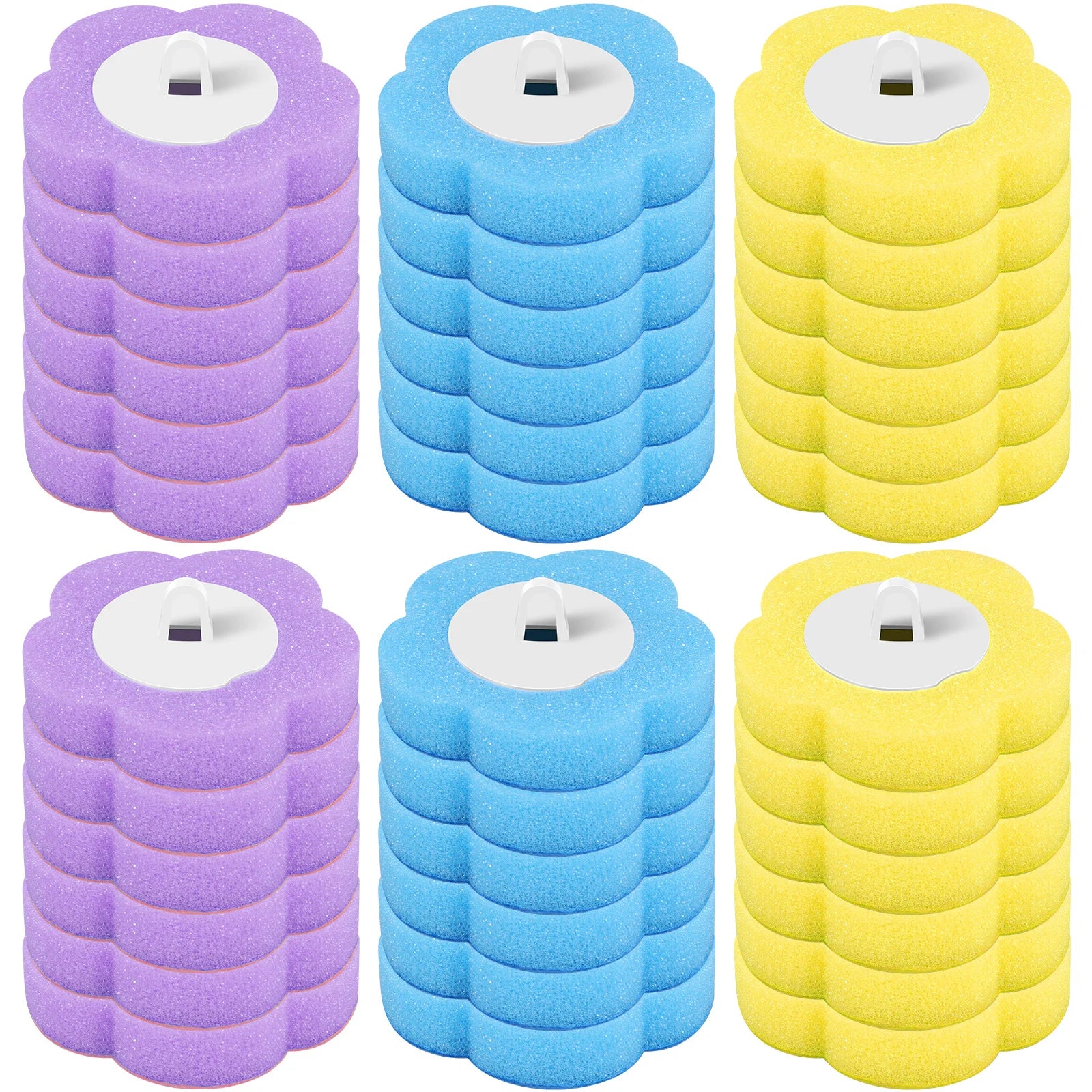 Disposable Toilet Brush Set with Elegant Holder