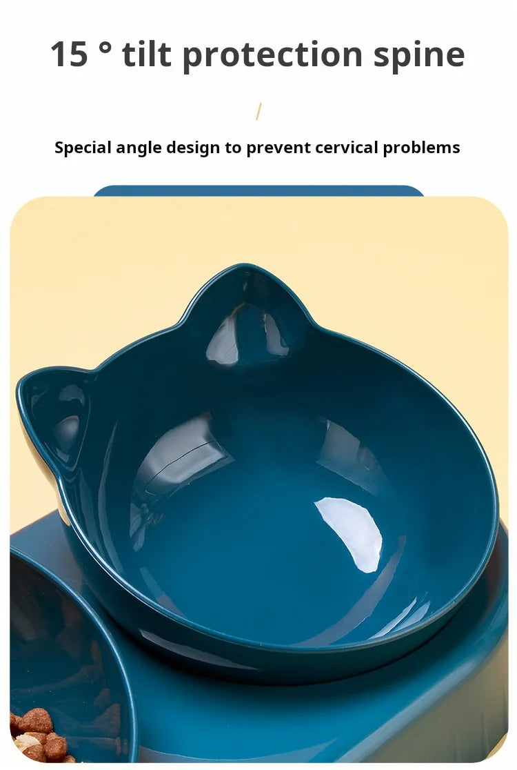 3-in-1 Cat Food & Water Bowl.