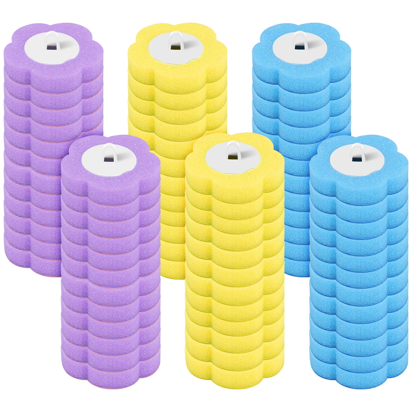 Disposable Toilet Brush Set with Elegant Holder