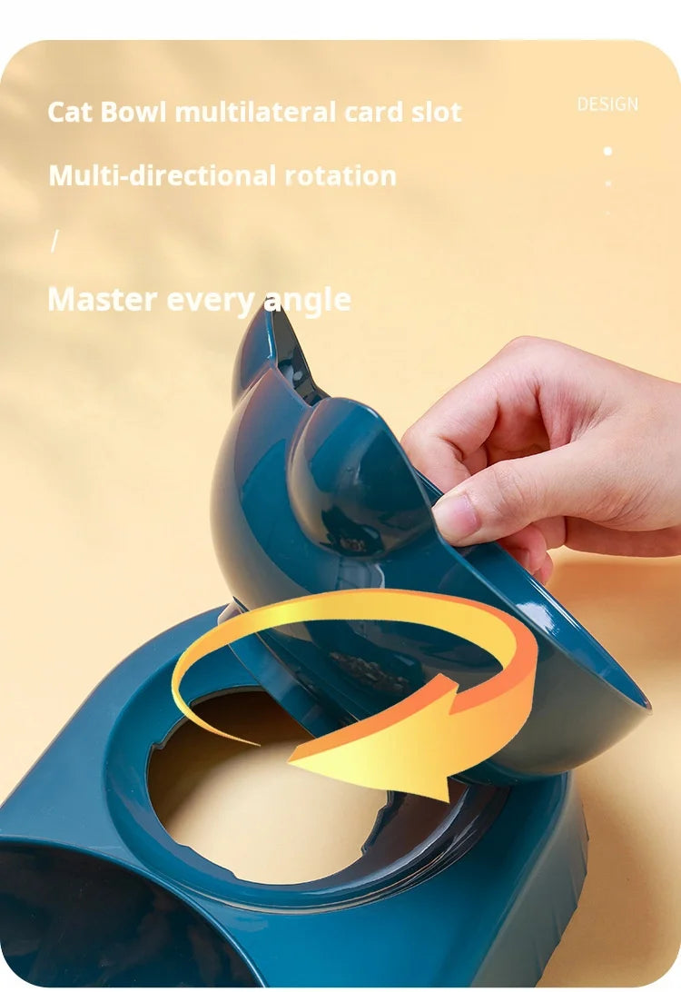 3-in-1 Cat Food & Water Bowl.