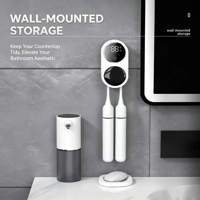 Smart Portable Toothbrush Sterilizer with Charge Display
