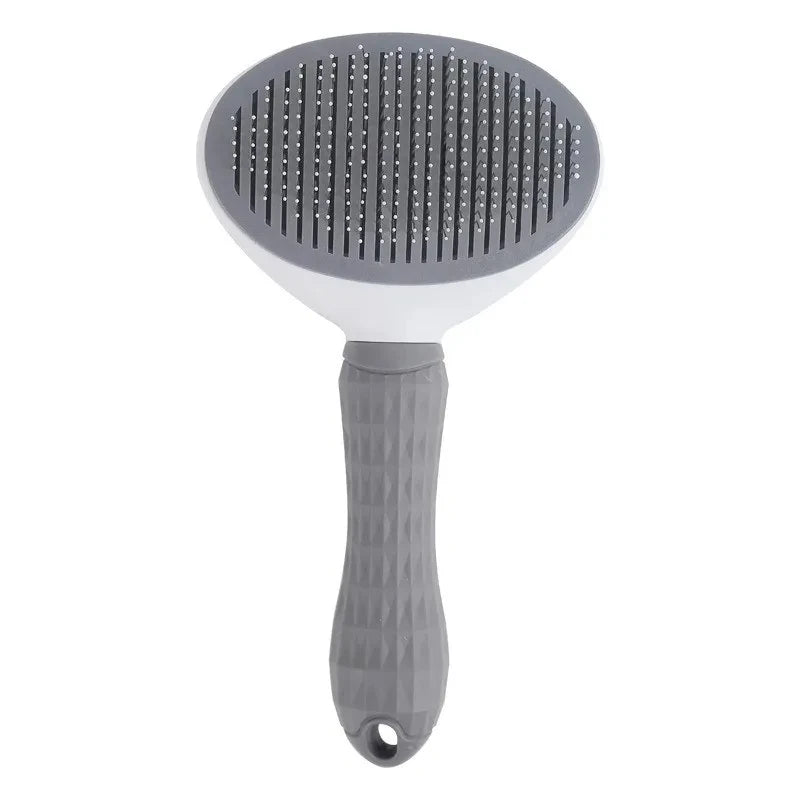 Self-Cleaning Pet Grooming Brush for Dogs & Cats – Gentle Hair Removal Comb