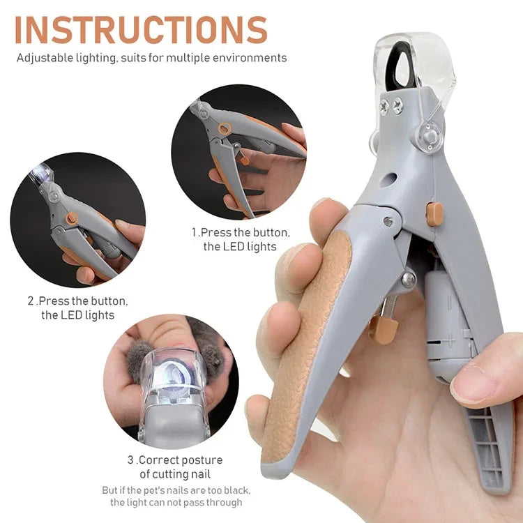Precision LED Pet Nail Trimmer